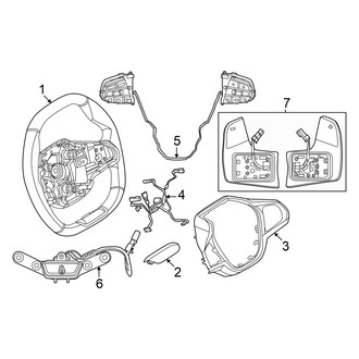 BMW OE - Steering Wheel & Trim (W/O M Sport)