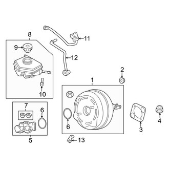BMW OE - Cowl - Components on Dash Panel