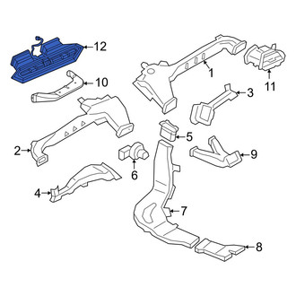 BMW OE - Front Center Dashboard Air Vent