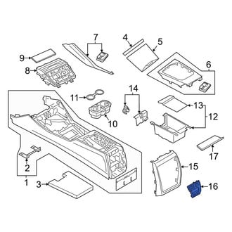 BMW OE - Console Air Vent