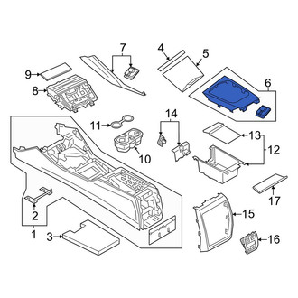 BMW OE - Center Console Trim Panel