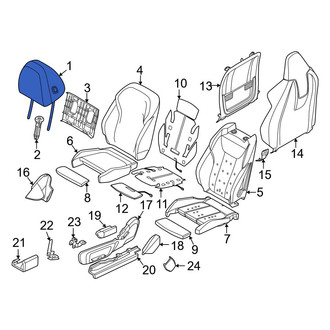 BMW OE - Front Left Headrest