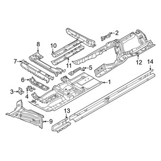 BMW OE - Pillars, Rocker & Floor - Floor