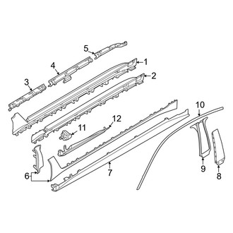 BMW OE - Pillars, Rocker & Floor - Exterior Trim