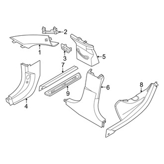 BMW OE - Pillars, Rocker & Floor - Interior Trim