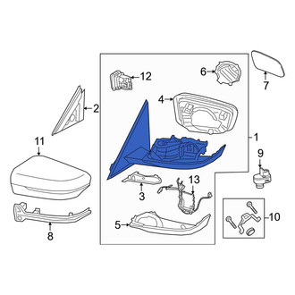 BMW OE - Front Left Door Mirror