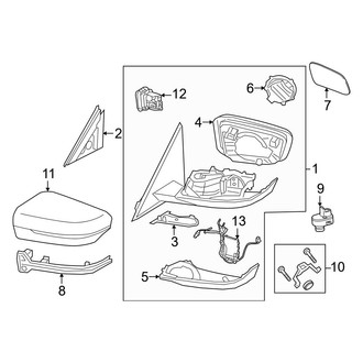 BMW OE - Front Door - Outside Mirrors