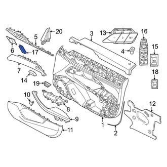 BMW OE - Left Door Lock Switch