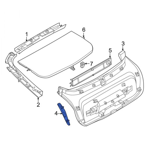 Liftgate Trim Cover