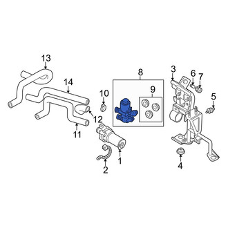 BMW OE - HVAC Heater Control Valve