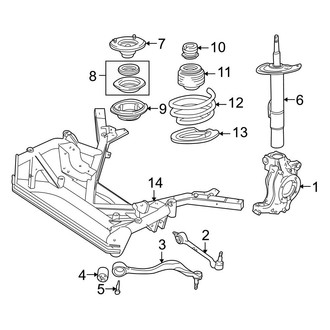 BMW OE - Front Suspension - Suspension Components (5.0L)