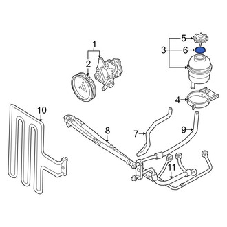 BMW OE - Power Steering Reservoir Cap Seal