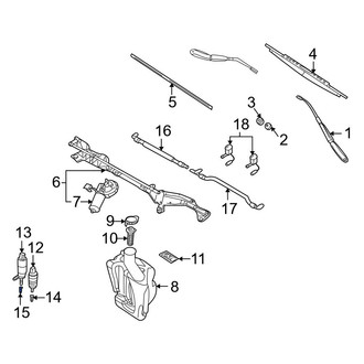 BMW OE - Front Windshield Washer Pump Strainer