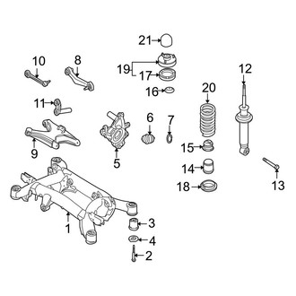 BMW OE - Rear Suspension - Suspension Components (5.0L)