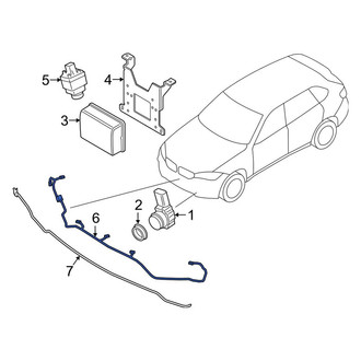 BMW OE - Front Park Assist Camera Wiring Harness