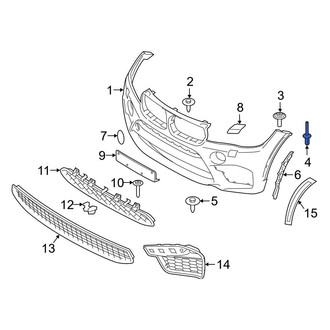 BMW OE - Bumper Cover Rivet