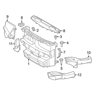 BMW OE - Radiator Support & Deflectors (xDrive50i)