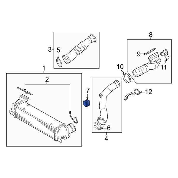 Intercooler Pipe Insulator