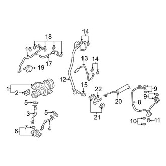 BMW OE - Engine - Turbocharger & Components (Turbocharger & Lines), (xDrive50i)