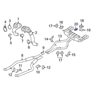 BMW OE - Exhaust Control Valve Actuator Clip