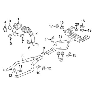 BMW OE - Exhaust System - Exhaust Components (M)