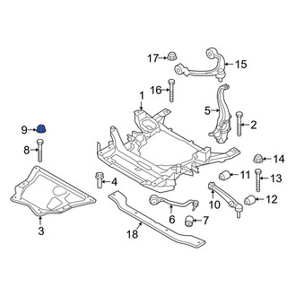 BMW OE - Front Suspension Control Arm Nut