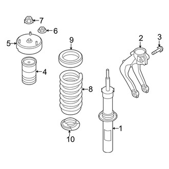 BMW OE - Front Suspension - Struts & Components (W/O Adaptive Drive), (xDrive35i / xDrive50i)