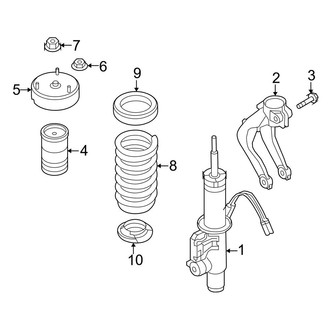 BMW OE - Front Suspension - Struts & Components (With Adaptive Drive), (xDrive35i / xDrive50i)
