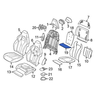 BMW OE - Front Lower Seat Lumbar Support Cushion