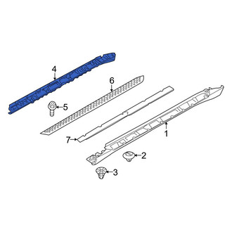 BMW OE - Left Rocker Panel Molding Bracket