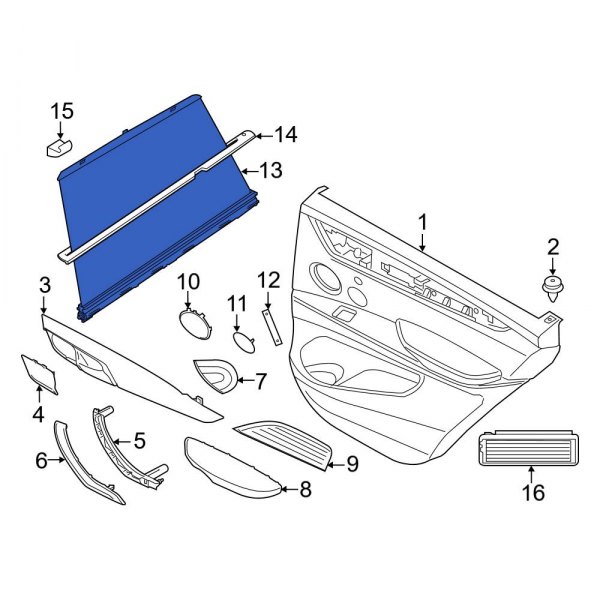 Door Glass Sunshade