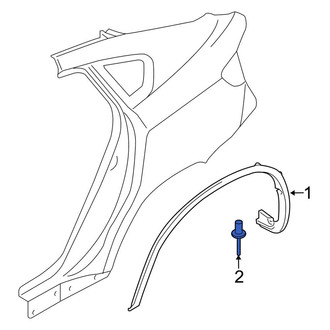 BMW OE - Wheel Arch Molding Rivet
