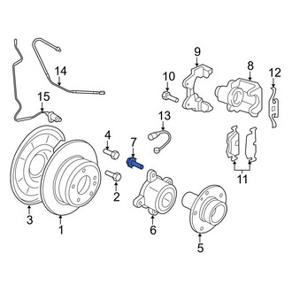 BMW OE - Wheel Bearing Bolt