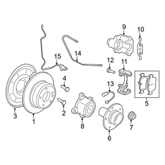 BMW OE - Rear Suspension - Brake Components (M)