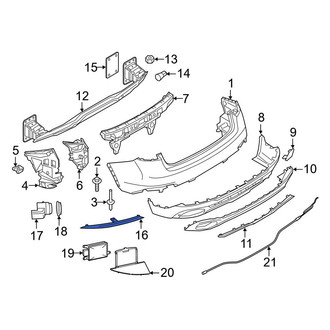 BMW OE - Rear Left Reflector Panel