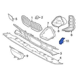 BMW OE - Front Grille Molding Clip