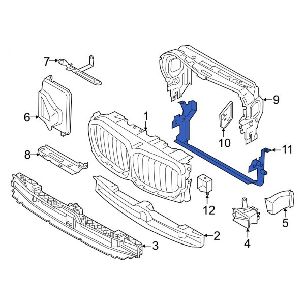 Radiator Support Baffle