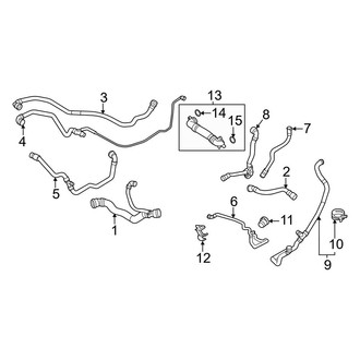 BMW OE - Cooling - Radiator & Components (Hoses Primary), (3.0L)