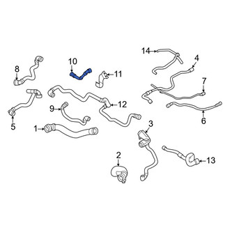 BMW OE - Lower Radiator Coolant Hose