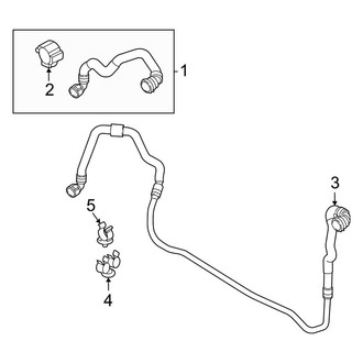 BMW OE - Cooling - Radiator & Components (Auxiliary Hoses), (M50i)