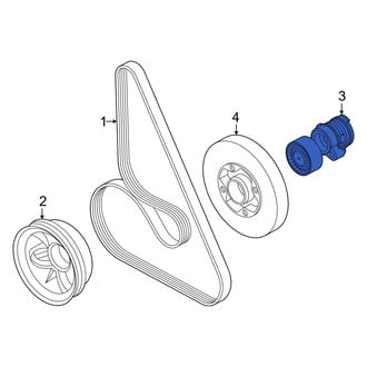 BMW OE - Accessory Drive Belt Tensioner Assembly
