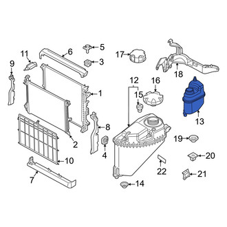 BMW OE - Turbocharger Coolant Reservoir