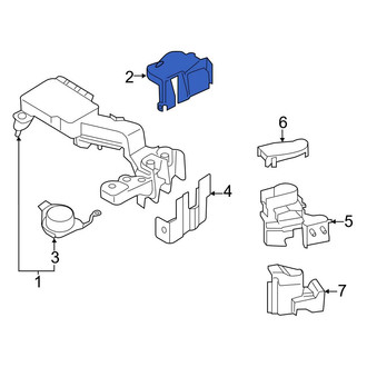 BMW OE - Front Inner Fuse and Relay Center Cover