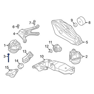 BMW OE - Engine Mount Bolt