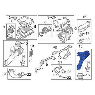 BMW OE - Left Engine Air Intake Resonator