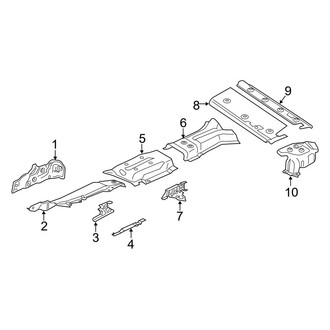 BMW OE - Exhaust System - Heat Shields (3.0L)