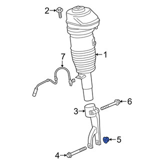 BMW OE - Suspension Strut Fork Nut