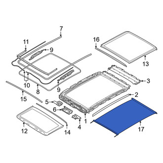 BMW OE - Sunroof Cover