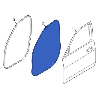 BMW OE - Front Outer Door Seal