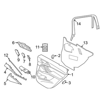 BMW OE - Rear Door - Interior Trim